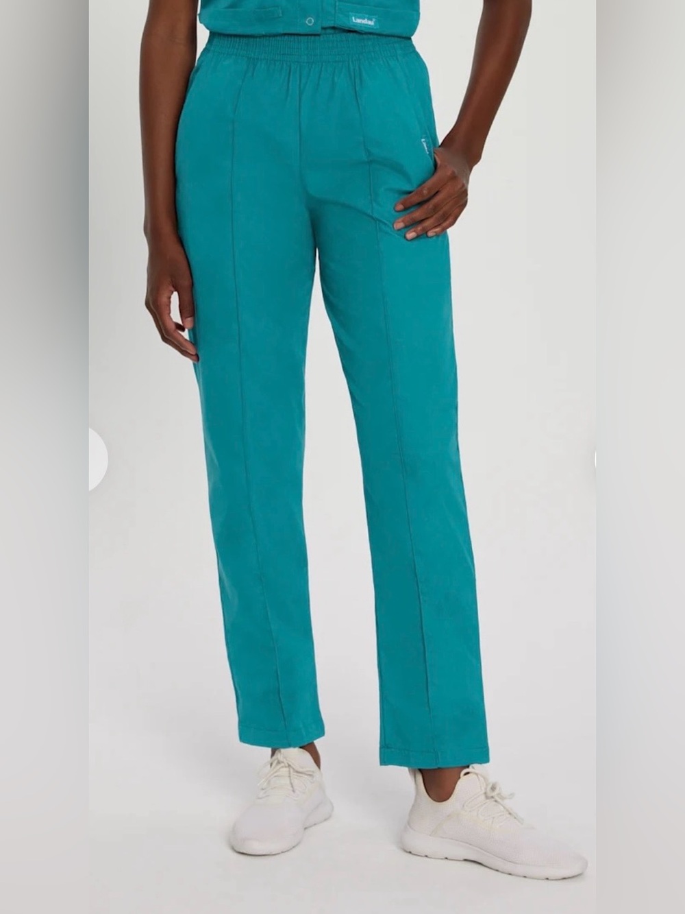 Women’s Landau‎ Teal tapered-leg scrub pants Size M